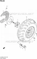 ROUE AVANT pour Suzuki KINGQUAD 400 2013