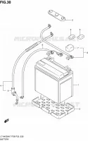 BATTERIE pour Suzuki KINGQUAD 450 2010