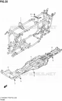 CADRE pour Suzuki KINGQUAD 450 2010