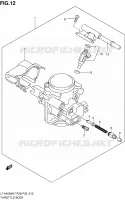 CORPS DE PAPILLON pour Suzuki KINGQUAD 450 2010