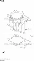 CYLINDRE pour Suzuki KINGQUAD 450 2010