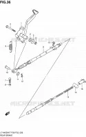 FREIN ARRIERE pour Suzuki KINGQUAD 450 2010