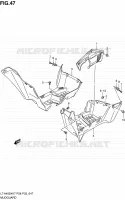 GARDE BOUE pour Suzuki KINGQUAD 450 2010