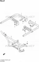 REPOSE PIED pour Suzuki KINGQUAD 450 2010