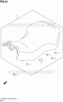 SELLE pour Suzuki KINGQUAD 450 2010