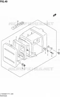 BOITE ARRIERE pour Suzuki KINGQUAD 450 2010