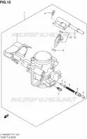 CORPS DE PAPILLON pour Suzuki KINGQUAD 450 2010