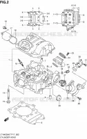 CULASSE pour Suzuki KINGQUAD 450 2010