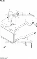 DURITE DE RADIATEUR pour Suzuki KINGQUAD 450 2010