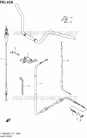 GUIDON (LT A450XK9/XZK9/XL0) pour Suzuki KINGQUAD 450 2010