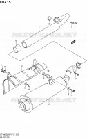 SILENCIEUX pour Suzuki KINGQUAD 450 2010