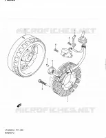 ALLUMAGE ROTOR   STATOR pour Suzuki KINGQUAD 500 2011
