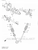 ARBRE A CAMES   VALVE pour Suzuki KINGQUAD 500 2011