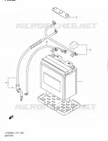 BATTERIE pour Suzuki KINGQUAD 500 2011