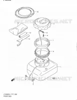 BOITE AVANT pour Suzuki KINGQUAD 500 2011