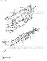 CADRE pour Suzuki KINGQUAD 500 2011