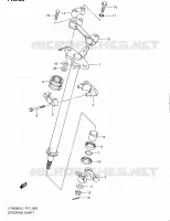COLONNE DE DIRECTION pour Suzuki KINGQUAD 500 2011