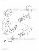 CONDUIT D'ADMISSION CARTER COURROIE pour Suzuki KINGQUAD 500 2011