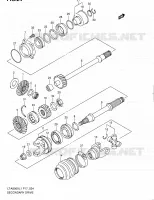 COUPLE CONIQUE pour Suzuki KINGQUAD 500 2011