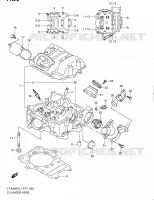 CULASSE pour Suzuki KINGQUAD 500 2011