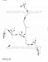 DURITE DE FREIN AVANT pour Suzuki KINGQUAD 500 2011