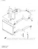 DURITE DE RADIATEUR pour Suzuki KINGQUAD 500 2011