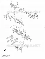 ENSEMBLE SELECTEUR DE VITESSES pour Suzuki KINGQUAD 500 2011