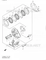FREIN ARRIERE pour Suzuki KINGQUAD 500 2011