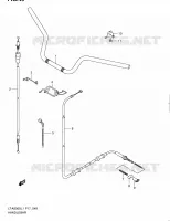GUIDON pour Suzuki KINGQUAD 500 2011
