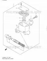 MAITRE CYLINDRE AVANT pour Suzuki KINGQUAD 500 2011