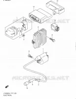 PARTIE ELECTRIQUE (LT A500XL1 P24) pour Suzuki KINGQUAD 500 2011