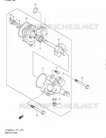 POMPE A EAU pour Suzuki KINGQUAD 500 2011