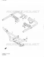 REPOSE PIED pour Suzuki KINGQUAD 500 2011
