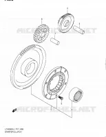 ROUE LIBRE DE DEMARREUR pour Suzuki KINGQUAD 500 2011