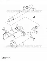 SILENCIEUX pour Suzuki KINGQUAD 500 2011
