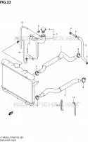 DURITE DE RADIATEUR pour Suzuki KINGQUAD 500 2012