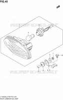 ENSEMBLE FEU ARRIERE (LT A500XZL2 P33) pour Suzuki KINGQUAD 500 2012