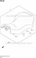 SELLE pour Suzuki KINGQUAD 500 2012