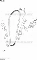 DISTRIBUTION pour Suzuki KINGQUAD 500 2012