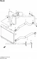 DURITE DE RADIATEUR pour Suzuki KINGQUAD 500 2012