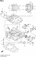 CULASSE pour Suzuki KINGQUAD 500 2013