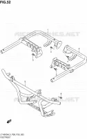 REPOSE PIED pour Suzuki KINGQUAD 500 2013