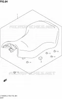 SELLE pour Suzuki KINGQUAD 500 2013