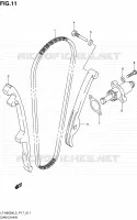 DISTRIBUTION pour Suzuki KINGQUAD 500 2013