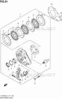 FREIN ARRIERE pour Suzuki KINGQUAD 500 2013