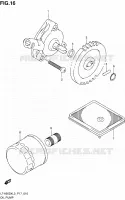 POMPE A HUILE pour Suzuki KINGQUAD 500 2013