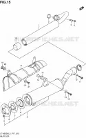 SILENCIEUX pour Suzuki KINGQUAD 500 2013