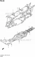 CADRE pour Suzuki KINGQUAD 500 2014