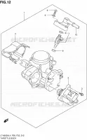 CORPS DE PAPILLON pour Suzuki KINGQUAD 500 2014