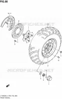 ROUE AVANT (LT A500XZL4 P28) pour Suzuki KINGQUAD 500 2014